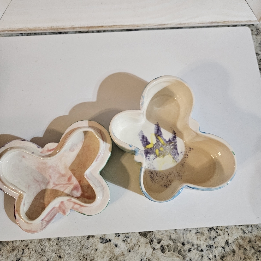 Colorful Butterfly Trinket Box - Picture 3 of 4